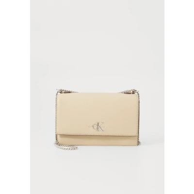 Immagine di Calvin Klein Jeans Minimal Monogram FLAP Borsa a tracolla, Donna, Taglia: One Size, Crockery