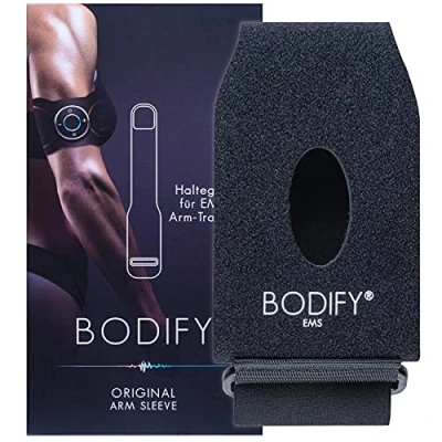 Immagine di Bodify® Cinghia di Supporto per Braccia e Gambe EMS Un ulteriore Fissaggio dei Cuscinetti in Gel L&#039;Originale (Senza Trainer) (Cinghia Braccio)