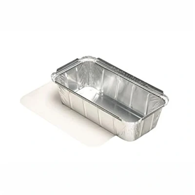 Immagine di Papstar 14514, Contenitore in alluminio con coperchio, Argento, 21.3 x 11 5.4 cm