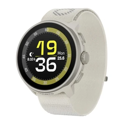 Immagine di SUUNTO RUN Orologio Sportivo da Corsa, 1,32&quot; AMOLED Touchscreen, Tracker Attività, Smartwatch per Running, GPS Dual Band, Monitoraggio della Frequenza Cardiaca/Sonno, 12 Giorni di Autonomia, Musica