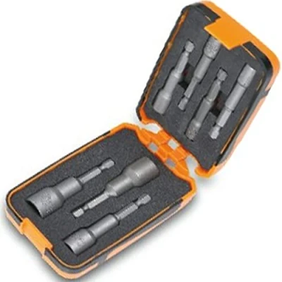 Immagine di Beta 862F/A7 7 inserti per avvitatori chiavi a bussola esagonale magnetici, in astuccio tascabile