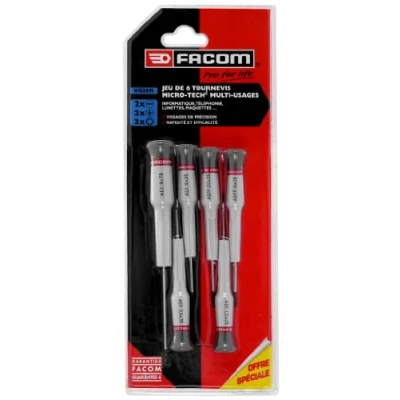 Immagine di Facom MT.J6PG Kit di 6 cacciaviti per avvitamento precisione