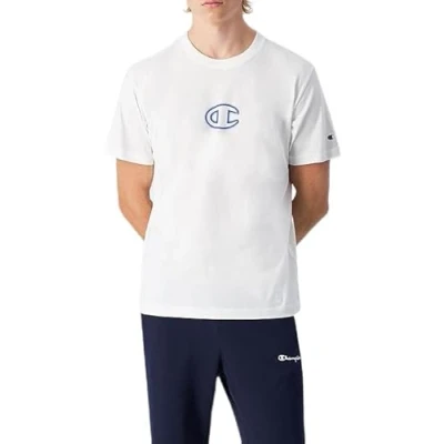 Immagine di Champion Graphic Crewneck WITH Large LOGO Tshirt con stampa per bambini, Taglia: 162/167, White