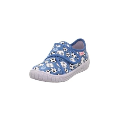 Immagine di Superfit BILL Pantofole blau/multicoloured per bambini, Taglia: 35, Blau/multi coloured Tessuto