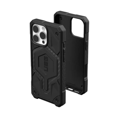 Immagine di Urban Armor Gear Monarch Pro MagSafe Case Backcover per cellulare Apple iPhone 16 Max Carbone Compatibile con