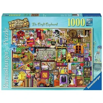 Immagine di Ravensburger Puzzle The Craft Cupboard, Collezione Colin Thompson, 1000 Pezzi, Idea regalo, per Lei o Lui,Puzzle Adulti