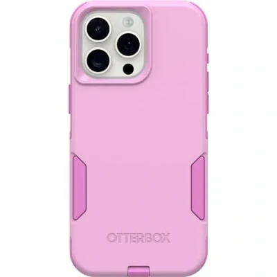 Immagine di OtterBox Custodia per iPhone 15 PRO Max (Only) Serie Commuter Run Wildflower (Rosa), Sottile e Resistente, Tascabile, con Protezione Le Porte