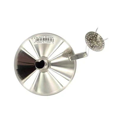 Immagine di Fackelmann Imbuto in Acciaio Inox con Filtro, Inossidabile, Argento, 14.5 x 12.5 cm