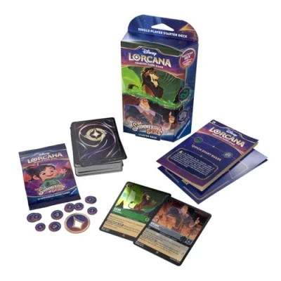 Immagine di Ravensburger Disney Lorcana Trading Card Game: Set 5 Starter Deck A (Inglese), 11098381