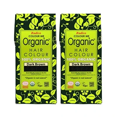 Immagine di Radico Colour Me Organic Confezione da 2 colori per capelli vegetali (biologici, vegani, cosmetici naturali), bx2