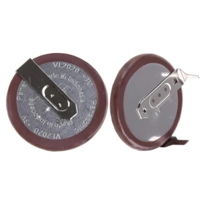 Immagine di BenjiPower VL2020 90 gradi 1 batteria a bottone compatibile per Panasonic ML2020 al litio 45 mAh 3 V