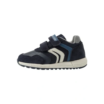 Immagine di Geox Alben BOY Sneakers basse per bambini, Taglia: 35, Navy/dark avio Pelle e tessuto
