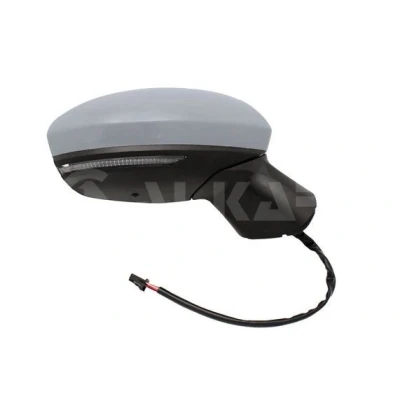 Immagine di Specchio retrovisore esterno Alkar 6140251 Dx con la prima mano elettrico termico, sensore temperatura, convesso per veicolo guida a Sx