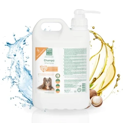 Immagine di MENFORSAN Shampoo per cani olio di macadamia 5 l, nutre e lucente, potere districante
