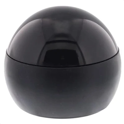 Immagine di Wagner 15522311 Fermaporta per pavimento Black Deluxe, Ø 45 x 40 mm, plastica di alta qualità, colore nero lucido, autoadesivo, rimovibile senza lasciare residui
