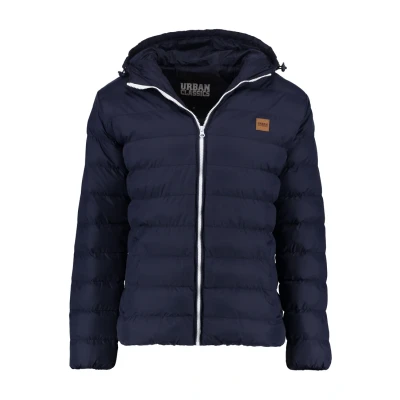 Immagine di Urban Classics Basic Bubble Jacket Giacca invernale, Uomo, Taglia: Large, Navy/white/navy