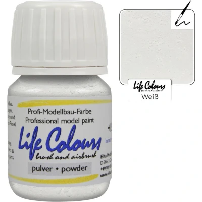Immagine di Elita LC030260 Colore in polvere per modellismo Bianco 30 ml