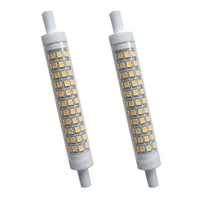 Immagine di YAKAiYAL 10W Dimmerabile R7s Lampadine a LED 118MM Bianco Freddo 6000K AC220 240V J118 Double Ended Lampadina Ceramica 2 Pack
