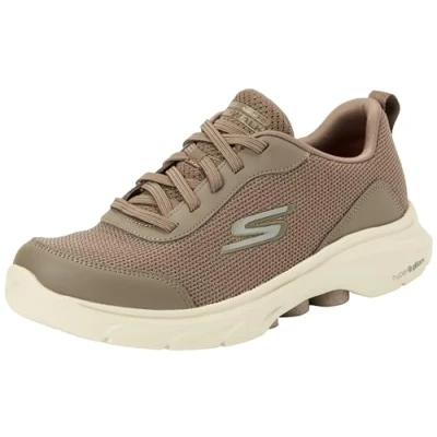 Immagine di Skechers Go Walk 7, Sneaker Uomo, Taupe Textile Synthetic, 42.5 EU