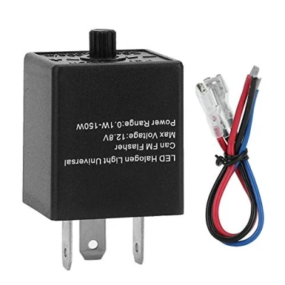 Immagine di 24 Volt Flasher Centrale Clignotante 12v Adatto Per Led 12 V 3 Pin Relè Regolabile Indicatore Di Direzione Blinker
