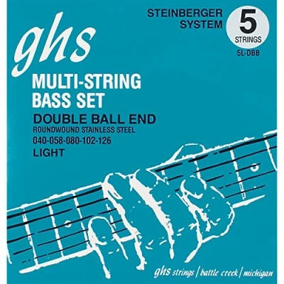 Immagine di GHS Double Ball 5L DBB Set di corde per basso elettrico