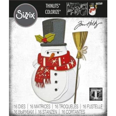 Immagine di Set di fustelle Thinlits, 16 pezzi, modello Winston, colorato, Tim Holtz
