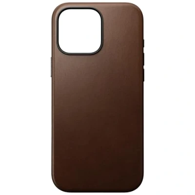 Immagine di NOMAD Custodia in Pelle Moderna iPhone 16 Pro Max Marrone