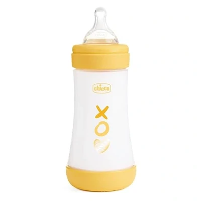 Immagine di Chicco Perfect 5 Flacone Anti Colic da 240 ml, flusso medio, per neonati 2 m +, tettarella in silicone, biberon ml con sistema Intui Flow