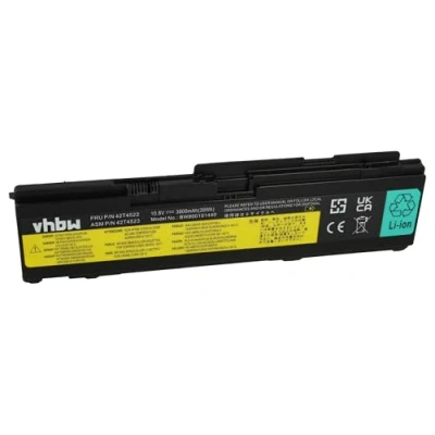 Immagine di vhbw 1x batteria sostituisce IBM Lenovo FRU 42T4522, 42T4518 per notebook (3600mAh, 10,8V, Li Ion)