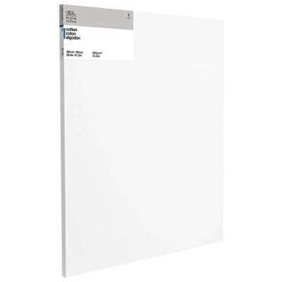 Immagine di Winsor &amp; Newton Telaio Classic 3 Moduli innescato 350 G/M², Barra Spessore 19 mm, Cotone, Bianco, 100 x 120 cm