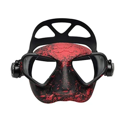 Immagine di C4 Falcon Maschera Subacquea Professionale per Apnea e Pesca di profondità