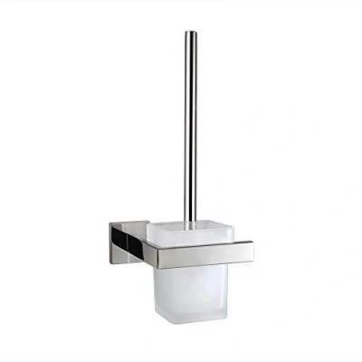 Immagine di Turs Bagno Wc Pennello Con Titolare Archiviazione Organizzatore Porta scopino SUS 304 acciaio inox Elegante Montaggio a parete, Lucidata, Q7MTS P