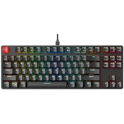 Immagine di Glorious gaming GMMK TKL (85%) Tastiera da meccanica, Gateron Brown Switches (tattili), tasti a doppia iniezione, RGB, hot swap e personalizzabile, TKL, layout QWERTY americano Nero