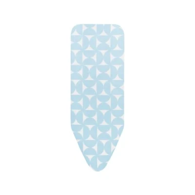 Immagine di Brabantia Copriasse da Stiro C 124 x 45 cm Set Completo in Cotone al 100% e Strato di Schiuma 8 mm Per Ferri Vapore Cordoncino Fissaggio Stretch System Freeze Breeze