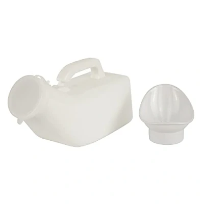 Immagine di Pappagallo per urinare, Orinatoio unisex, Con coperchio, Plastica, Bianco, Mobiclinic