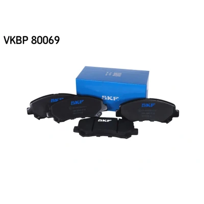 Immagine di SKF VKBP 80069 Kit pastiglie freno Non predisposto per contatto segnalazione usura NISSAN: X Trail, Qashqai / Qashqai+2 I Van