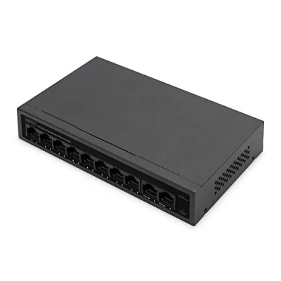 Immagine di Digitus DN 80069 Switch di rete RJ45 8 Porte 10 / 100 MBit/s