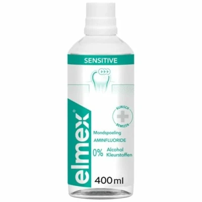 Immagine di Elmex® Sensitive Original Protezione 3 x superiore contro le carie Fluoruro di amini Senza coloranti Allevia la sensibilità dei denti Cura orale completa in 30 secondi