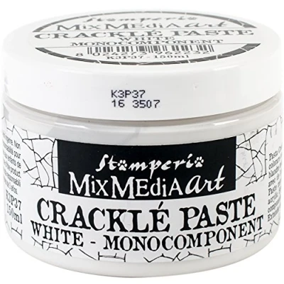 Immagine di Stamperia K3P37 Crackle Paste 150 ml, Pasta a Base d&#039;Acqua, Multicolore, 7.5cmX6cm
