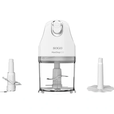 Immagine di SOGO Human Technology PIC_SS_5263 Tritatutto 100 W Bianco, Argento