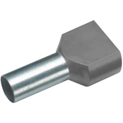 Immagine di Vogt Verbindungstechnik 470308D Capocorda doppio 1 mm² Parzialmente isolato Rosso 100 pz.