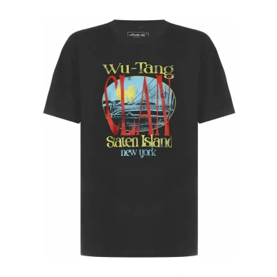 Immagine di Mister Tee WU TANG Staten Island Oversize Tshirt con stampa, Uomo, Taglia: XL, Black