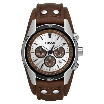Immagine di Fossil Cronografo, Uomo, Taglia: One Size, Silber/braun