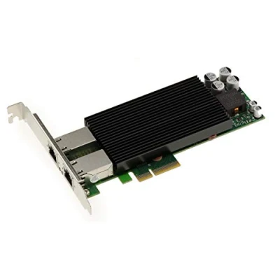 Immagine di KALEA INFORMATIQUE Scheda di rete con 2 porte Gigabit Ethernet RJ45 su slot PCIe x4. Alimentazione tramite PoE+ 30W chipset Intel JL82576EB