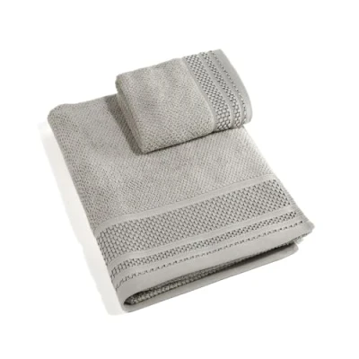 Immagine di Caleffi 58835 Cotone Gim Asciugamano Ospite, Grigio
