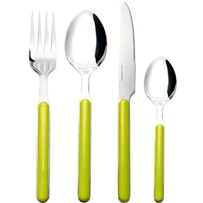 Immagine di BRUNNER Delice Set di Posate da Campeggio, Confezione 16 Pezzi, Verde