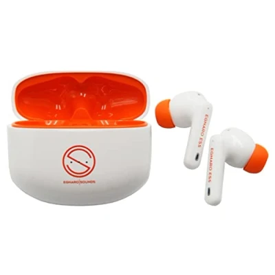 Immagine di EGNARO ES5 Auricolari Stereo True Wireless, Bluetooth 5.1, Cancellazione Attiva del Rumore, Comandi Touch con Microfono e Resistenza all&#039;Acqua IPX4, Colore Bianco