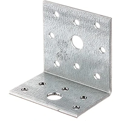 Immagine di Alberts 332525 Squadretta di giunzione, zincata con procedimento Sendzimir, 40 x 60 mm, Set da 6