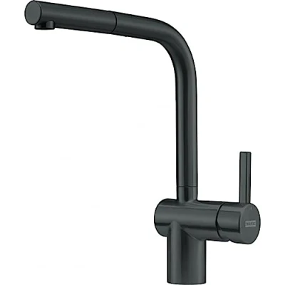 Immagine di Franke 552646 Rubinetto per lavello da Cucina, con beccuccio, in Acciaio Inox, 115.0550.427 Colore: Nero