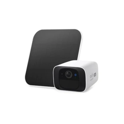 Immagine di eufy Security SoloCam C210 con pannello solare, telecamera wi fi esterno, wifi esterno senza fili, risoluzione 2K, IP67, nessun canone mensile, HomeBase non richiesto